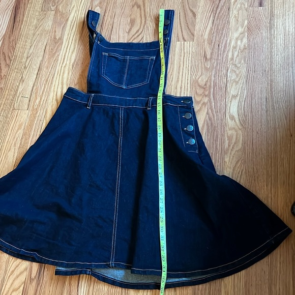 Hell bunny Denim Jumper Dress in size XL (Pinafore) - Picture 12 of 14